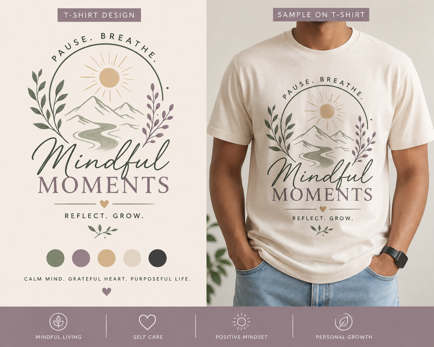 Pause. Breathe. Tee